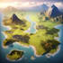 create a high quality fantasy map