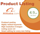 do product postings on alibaba bulk listings at low rate