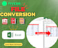 convert PDF to excel, excel to PDF, image to excel