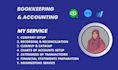 manage monthly bookkeeping  for small and medium size business