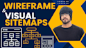design visual sitemaps, wireframes and user flows for your website