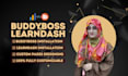 create buddyboss lms or learndash website