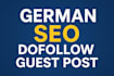 build high da german SEO dofollow guest post backlinks