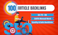 create high da article submission backlinks to help increase tf