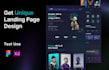 design stunning innovative web landing page design UI UX