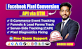 fix meta pixel or set up facebook pixel conversion API with server side tracking
