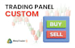 develop a custom mt5 trading panel