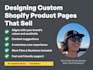 design or redesign high converting shopify product pages