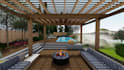 design your landscape, garden, backyard, patio with 3d renderings