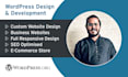 develop any kind of wordpress site