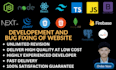 build full stack development, custom website, frontend backend development