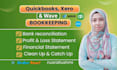 do bank reconciliation, quickbooks online clean up, set up services