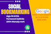 submit high da pa social bookmarking backlinks for ranking website or page