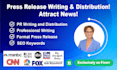 write and distribute a press release