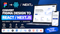 build responsive react js and next js websites from figma or xd