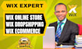 do wix ecommerce website, wix online store, wix dropshipping, wix studio website