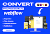 develop your website with webflow, figma to webflow converter