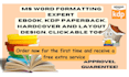 ms word formating expert  ebook,kdp paperback,hardcover and layout design