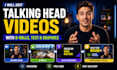 edit talking head videos with b rolls, text, graphics