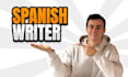 write content in spanish for your blog or website