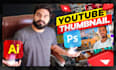 design modern and catchy youtube thumbnail