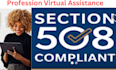 do pdf remediation, PDF accessibility, wcag , section 508