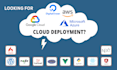 set up cloud services in AWS, azure, gcp, and digitalocean