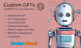 build and integrate custom gpt in your website using openai assistants API