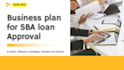 prepare business plan for bank loan approval