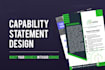 design your federal government capability statement