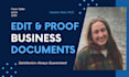 edit and proofread your business document
