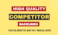 do competitor backlinks for high quality link building