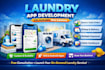 develop on demand laundry app, home service app, home cleaning app
