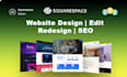 build, design or redesign your squarespace website