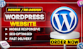 build a custom, responsive wordpress website design for you