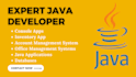 develop console, and desktop apps using java, swings and javafx