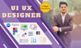 design modern and user friendly UI UX for mobile and website