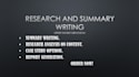 do research, summary, paper, synopsis, and article writing