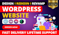 design, redesign wordpress or revamp wordpress website elementor pro crocoblock