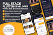 do flutter app development for android and ios mobile app