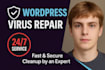 remove a wordpress virus in 1 hour