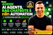 build ai agents, n8n automation and rag chatbots, n8n ai automation workflows