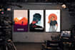 create a unique minimalist poster, wall art design