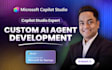 develop custom ai agents using microsoft copilot studio