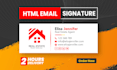 make clickable HTML email signature for outlook, gmail, iphone