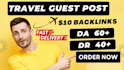 publish your article on travel blogs high da 48