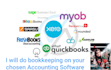 do bookkeeping in quickbooks,xero, sage, freeagent