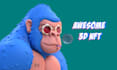 design a high quality 3d nft character and collection