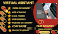 do excel , data entry, copy paste, pdf to excel