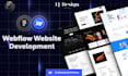 create your modern and responsive webflow website